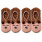 Fuzzy Bear Slipper Socks 2 Pair US 5-10.5