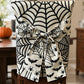 Halloween Dining Chair Back Cover with Decorative Bow