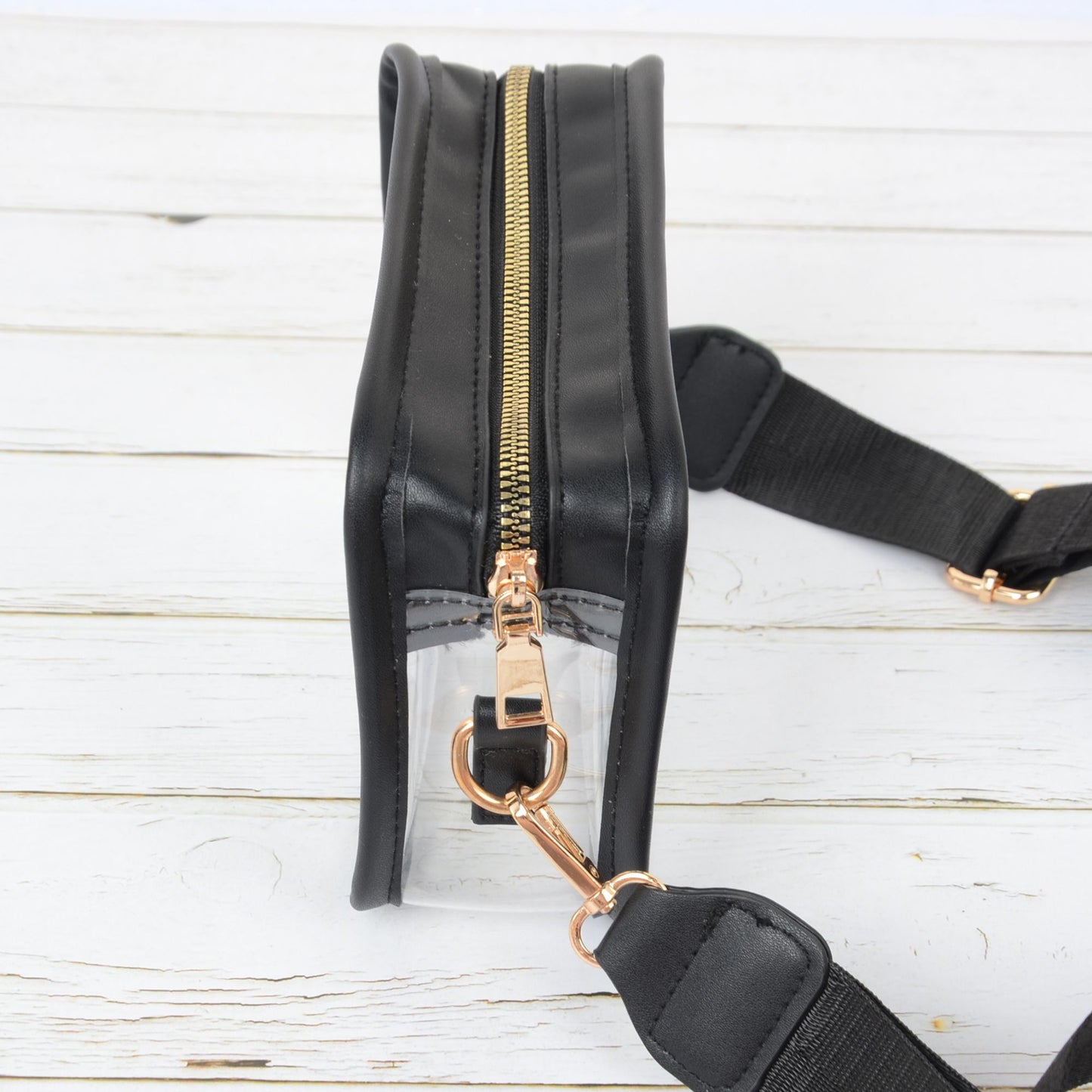 Women's Chic Transparent Crossbody & Messenger Bags with Decorative Scarf