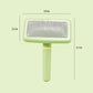 Pet Slicker Brush for Dogs and Cats with Comfortable Handle and Fine Bristles Grooming Tool
