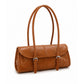 Vintage Oil-Wax Finish East-West Shoulder Bag