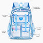 Clear Backpack with Multiple Pockets and Padded Straps