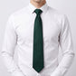 Men's Subtle Ribbed Texture Solid Tie Classic Necktie 57 Inch Length 3.1 Inch Width Formal Business Accessory