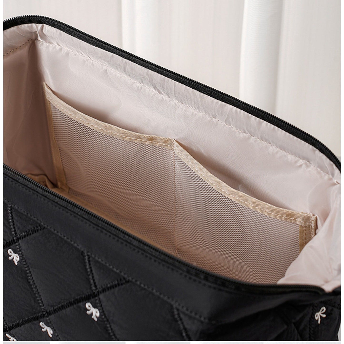 Hair Dryer Travel Storage Bag Large Cosmetic Organizer with Wrist Strap