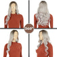 Long Wavy Wig for Women with Lace Hairline Heat Resistant Synthetic Wig for Daily and Party Use