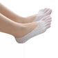 Mesh Toe Socks with Non-Slip Silicone Heel Grip Ultra Low Cut Breathable No Show Sock 3-Pack