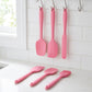 6-Piece Silicone Spatula Set with Handles, Flexible and Durable Kitchen Tools for Cooking and Baking