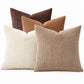 4 Pack Corduroy Throw Pillow Covers 18 x 18 Inch Wide Stripe Texture