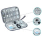 Electronic Organizer Case with Zipper Closure Cable Storage Pouch Portable Travel Tech Accessories Organizer Bag