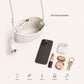 Woven Mini Crossbody Phone Bag with Long Strap and Small Pouch