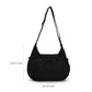 Lightweight Hobo Shoulder Bag with Adjustable Strap and Multiple Pockets