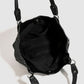 Polka Dot Hobo Shoulder Bag with Front Zipper Pocket
