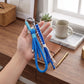 Carabiner Braided Cord Backpack Charm Keychain