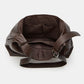 Faux Leather Hobo Shoulder Bag with Adjustable Strap and Roomy Pockets