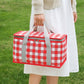 Insulated Picnic Lunch Bag with Zip Closure and Carry Handles
