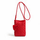 Woven Mini Crossbody Phone Bag with Long Strap and Small Pouch