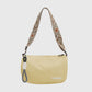 Soft Crossbody Bag - Adjustable Patterned Strap Shoulder Bag for Casual Daily & Stylish Outings