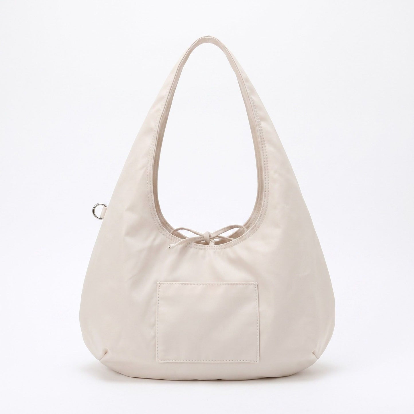 Hobo Tote Bag with Wide Shoulder Strap and Exterior Pocket 13.8x7.8x2.5in