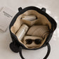 Large Capacity Tote Bag with Zip Closure Spacious Shoulder Bag Lightweight Daily Bag