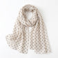Lightweight Polka Dot Scarf Wrap Shawl for Everyday Outfits 71*27.5 Inches