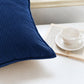 2 Pack Soft Ribbed Corduroy Throw Pillow Covers 18 x 18 Inch Solid Color