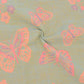 2-Piece Cotton Pillowcases with Vibrant Butterfly Print Design for Bedroom, Soft and Comfortable Bedding Set 20x26in