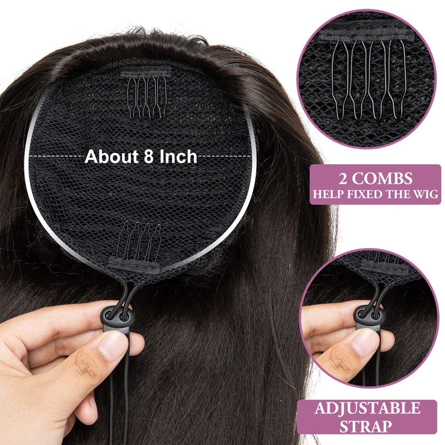 14-Inch Short Curly Drawstring Ponytail Extension High Heat-Resistant Synthetic Fiber for Natural-Looking Curls