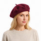 Wool Beret Hat Classic French Painter Cap Soft Felt Everyday Style