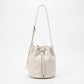 Drawstring Bucket Crossbody Bag with Adjustable Shoulder Strap