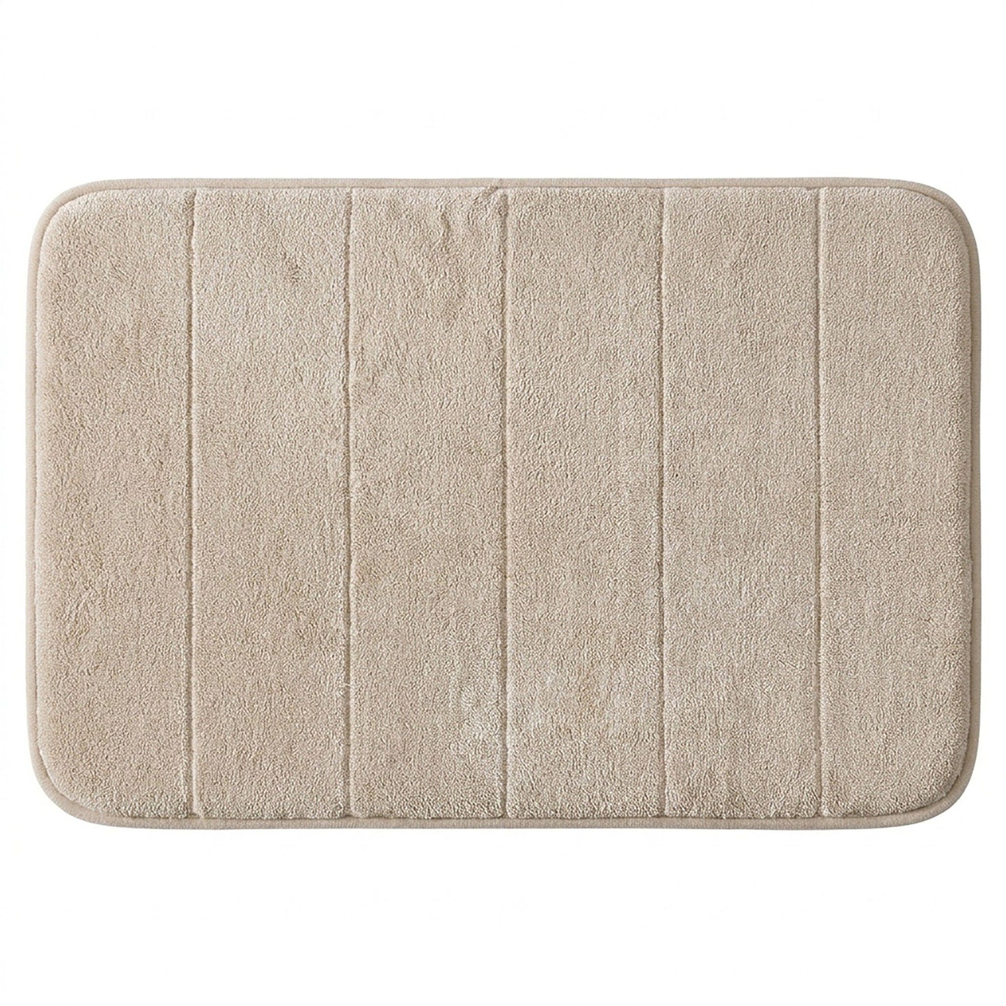 Soft Memory Foam Bath Mat with Absorbent Quilted Design and Non Slip Backing