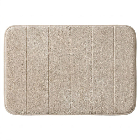 Soft Memory Foam Bath Mat with Absorbent Quilted Design and Non Slip Backing