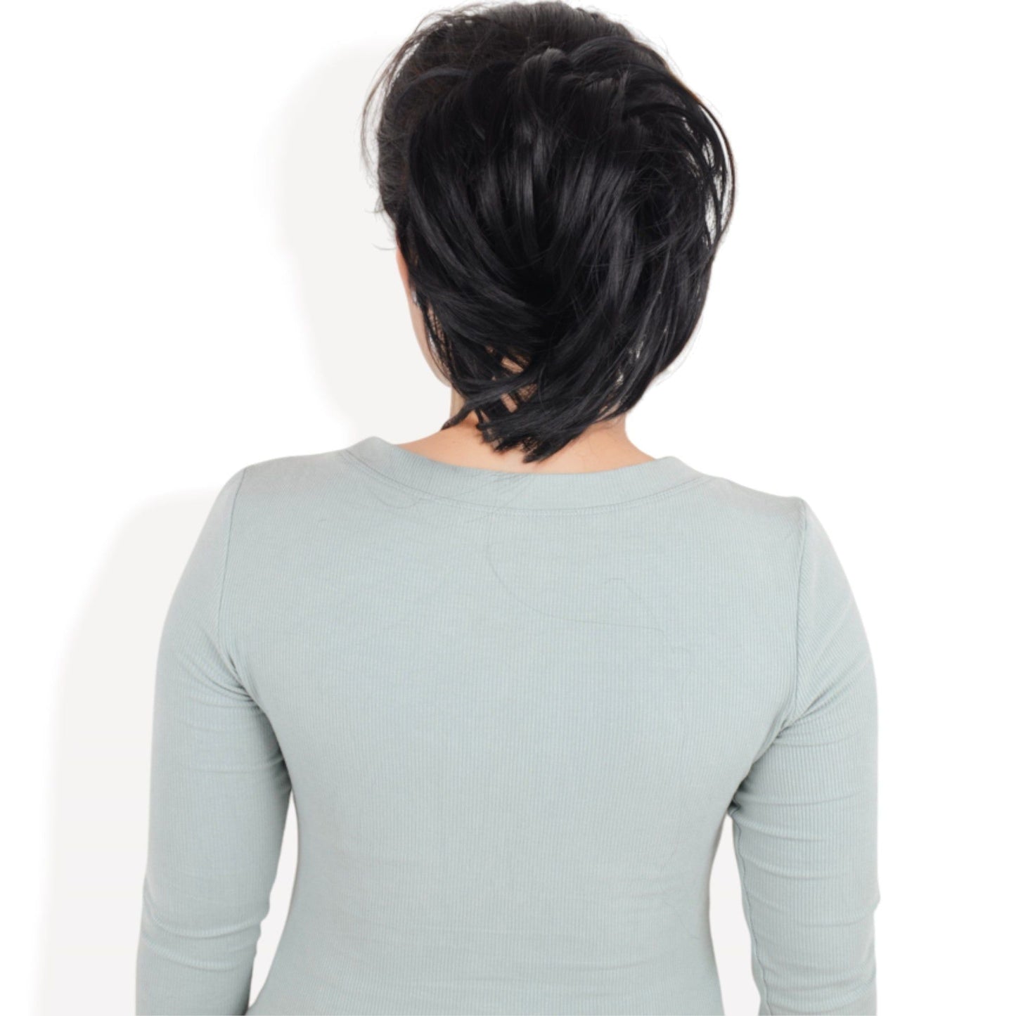 Messy Bun Hair Piece Updo Synthetic Tousled Ponytail Hairpiece 8 Inch