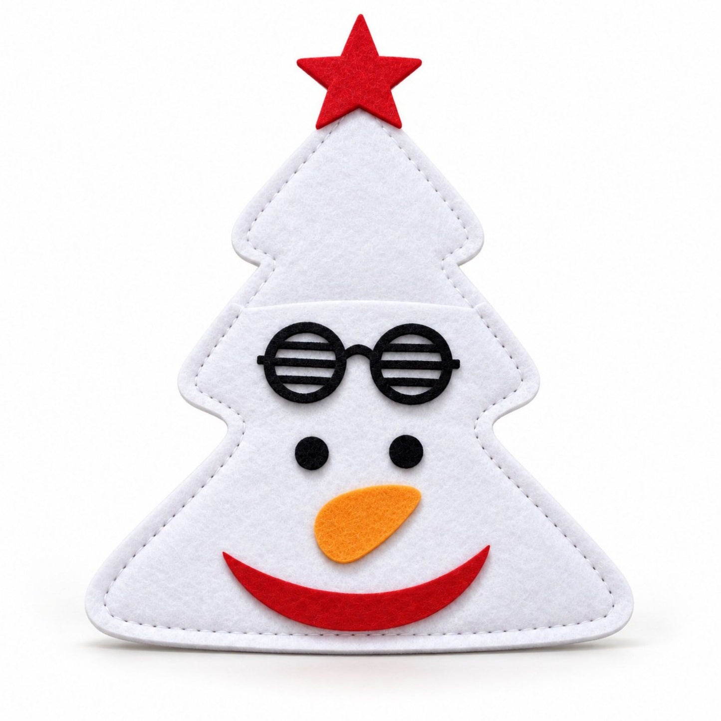 4pk Christmas Tree Santa Silverware Holders