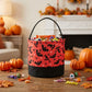Halloween Trick or Treat Candy Bucket Foldable Goody Basket with Handle