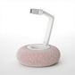 Plush Weighted Phone Stand with Adjustable Folding Holder for Hands-Free Viewing and Device Support