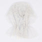 Rhinestone Mesh Head Wrap Sparkle Tie Back Hair Scarf