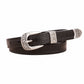 Waist Belt with Gold Tone Decorative Clasp for Dresses 37.8 in