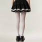 2pcs Women's Fishnet Tights with Butterfly Lace Design
