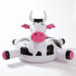 Inflatable Cow Pool Float Ring Novelty Animal Float Durable PVC Water Float for Pool Beach Lake 66x59.8x37.8in