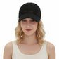 Women's Crochet Knit Baseball Cap Breathable Openwork Lightweight Casual Hat