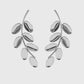 Women's Leaf Branch Drop Earrings