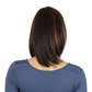 Straight Bob Wig with Bangs for Women Heat-Resistant Synthetic Natural-Looking Short Bob Style Ideal for Daily Wear