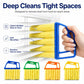 4-Piece Microfiber Blind Duster Set with Handheld Slat Cleaning Handles for Window Blinds and Vents