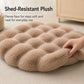 Bubble Plush Pet Mat for Cats and Small Dogs with Cushioned Wavy Fill Non-Slip Bottom Machine-Washable Design
