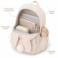 Bunny Ear Backpack with Pom Pom and Multiple Pockets