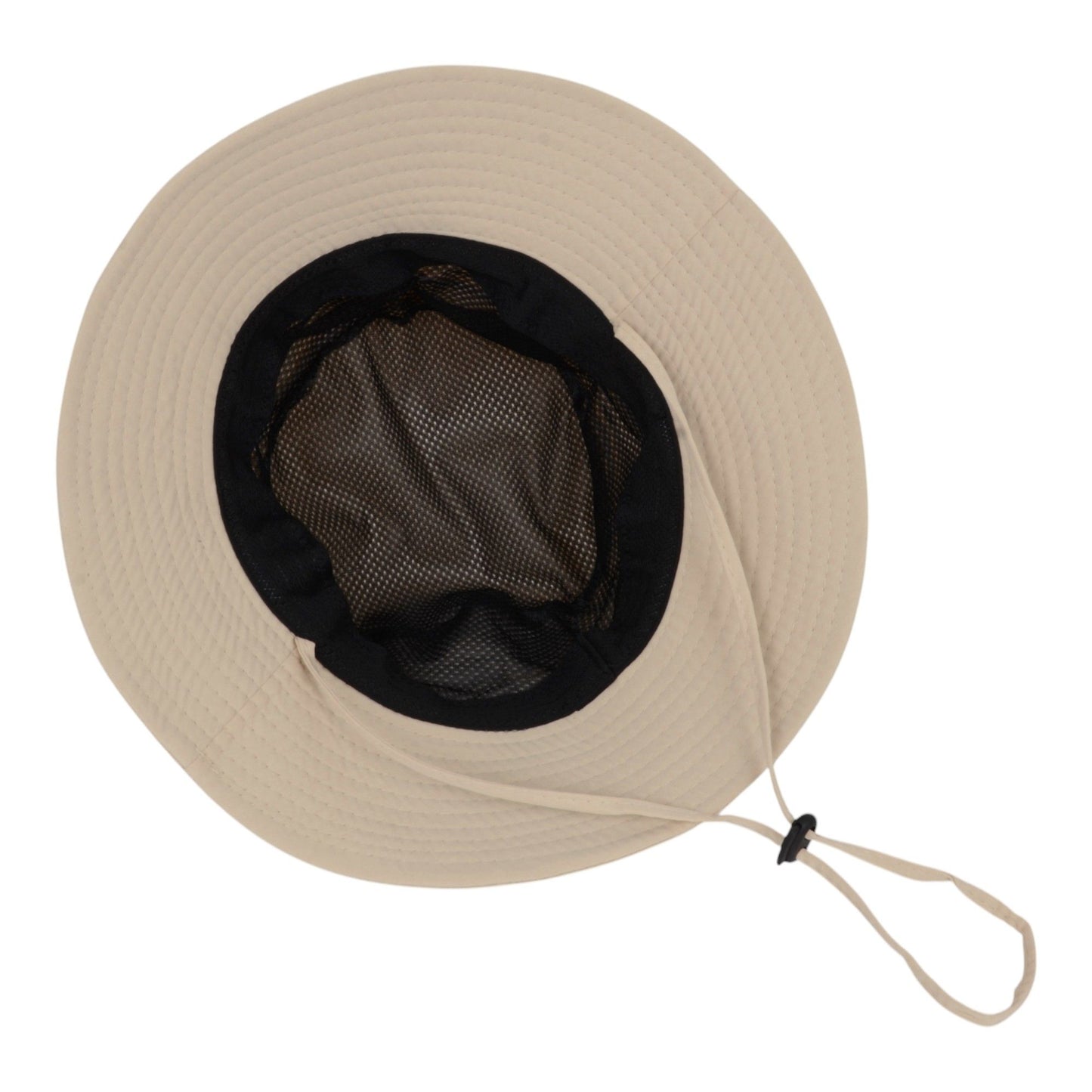 Wide Brim Bucket Hat with Colorful Ribbon Trim Breathable Mesh Lining and Adjustable Chin Strap for Outdoor Use