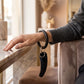 Bangle Keychain with Furry Tail Bag Charm