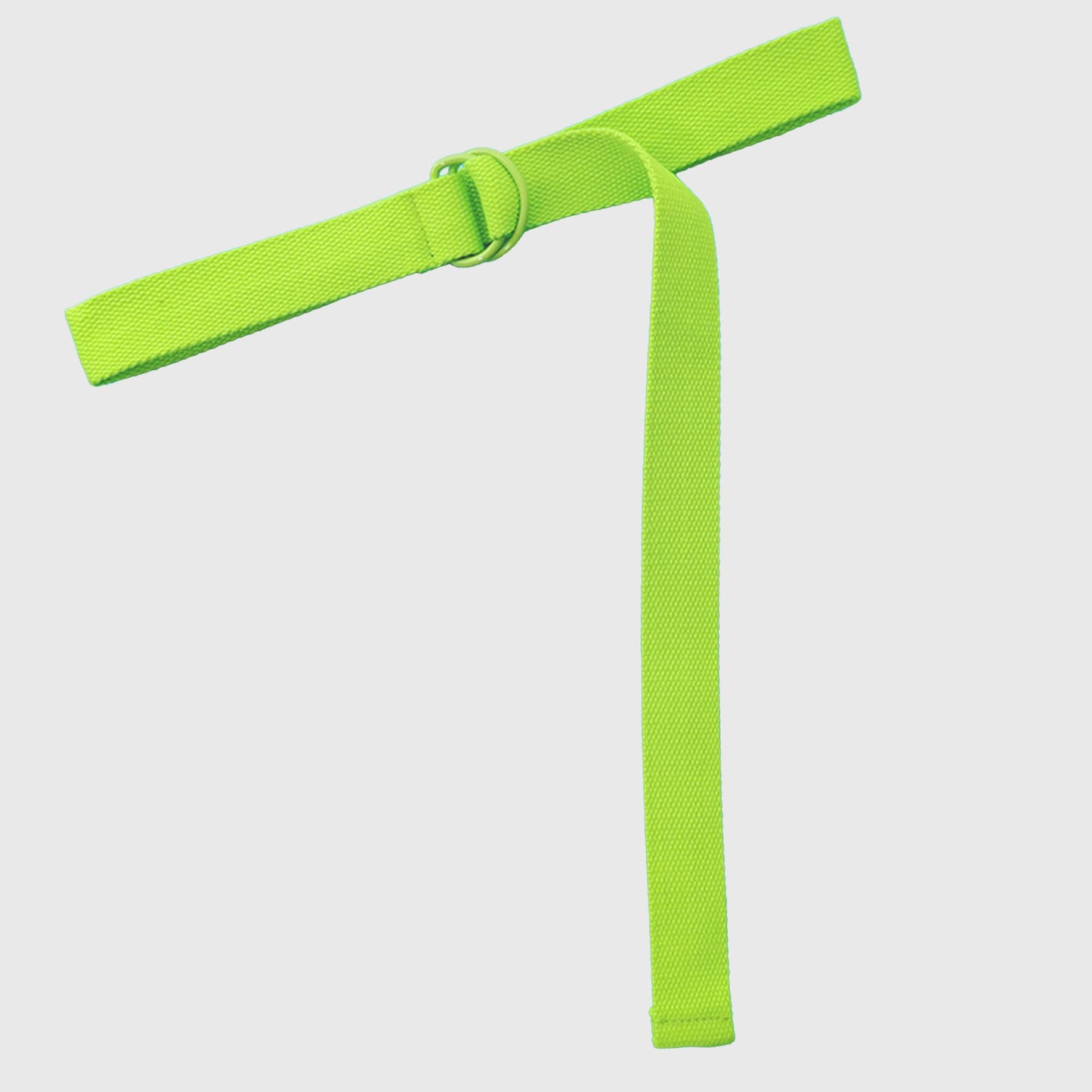 Thin Canvas Belt - Minimalist Loop Buckle Waist Belt for Dresses, Jeans & Casual Styling
