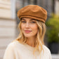 Men's Classic Flat Cap Fine Ribbed Ivy Newsboy Driving Hat