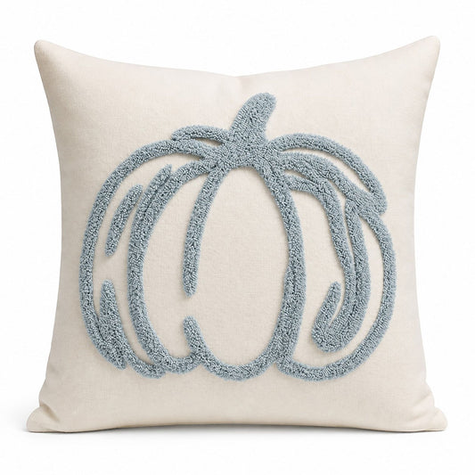Tufted Pumpkin Throw Pillow Cover for Couch Bed and Chair
